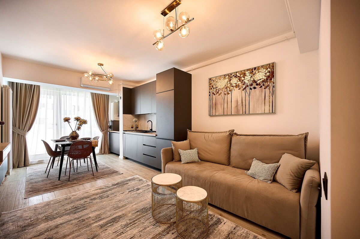 Sea la Vie Apt 240 in Infinity Beach Resort - parking — Apartment — vacation rental at Infinity Resort & SPA, Mamaia Nord, Constanța, Romania — property photo 3 | Aqua Vista Rentals