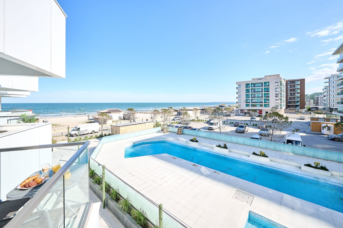 Vlezal Apartment Spa&Pool Beach Resort — Apartment — sea-view vacation rental at Infinity Resort & SPA, Mamaia Nord, Constanța, Romania — property photo 5 | Aqua Vista Rentals