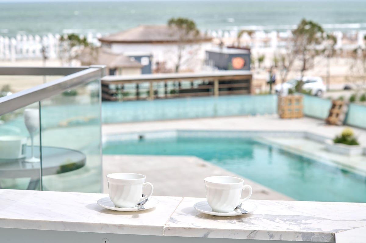 The Point Studio in Infinity Spa&Pools Resort - parking — Studio — vacation rental at Infinity Resort & SPA, Mamaia Nord, Constanța, Romania — property photo 7 | Aqua Vista Rentals