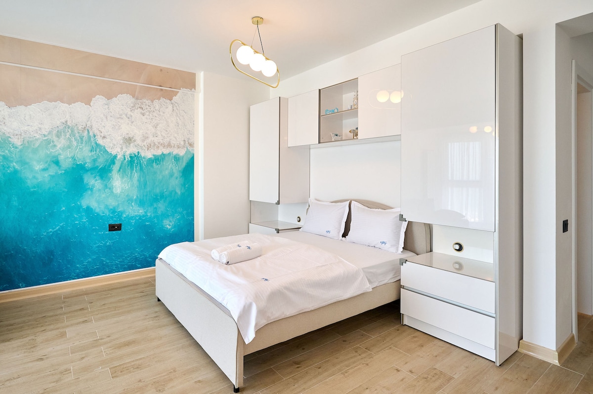 Sea-esta Studio in Infinity Beach Resort — Studio — sea-view vacation rental at Infinity Resort & SPA, Mamaia Nord, Constanța, Romania — property photo 6 | Aqua Vista Rentals