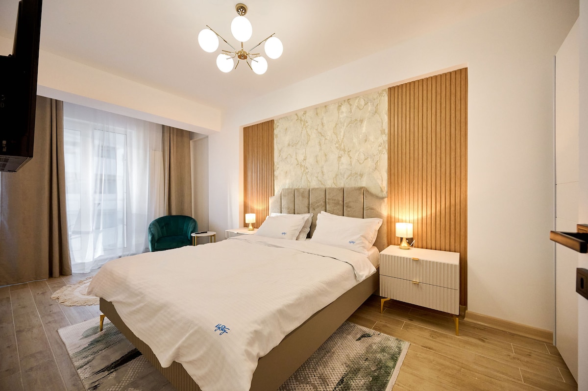 MG Brothers Apartment in Infinity Beach Resort — Apartament — închiriere de vacanță în Infinity Resort & SPA, Mamaia Nord, Constanța, România — fotografia 7 a proprietății | Aqua Vista Rentals