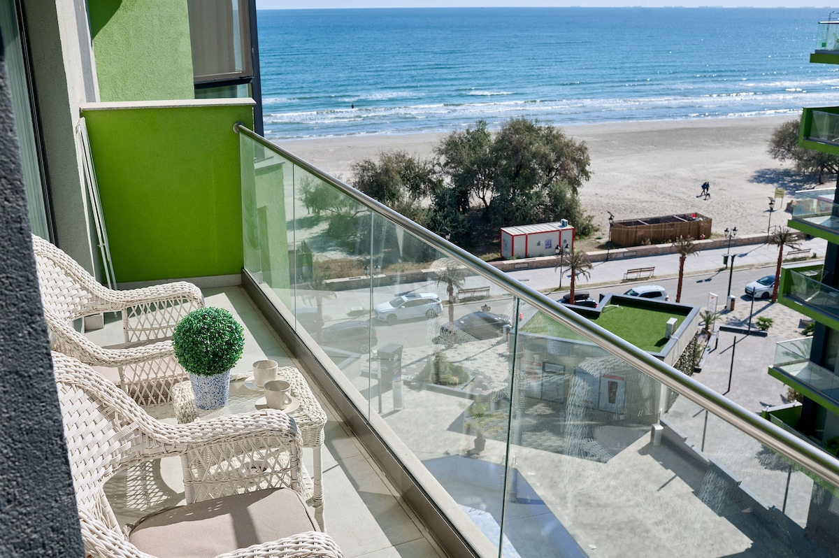 Sara Blu Apartment Spa and Pool Beach Resort — Apartment — vacation rental at Alezzi Beach Resort, Mamaia Nord, Constanța, Romania — main property photo | Aqua Vista Rentals