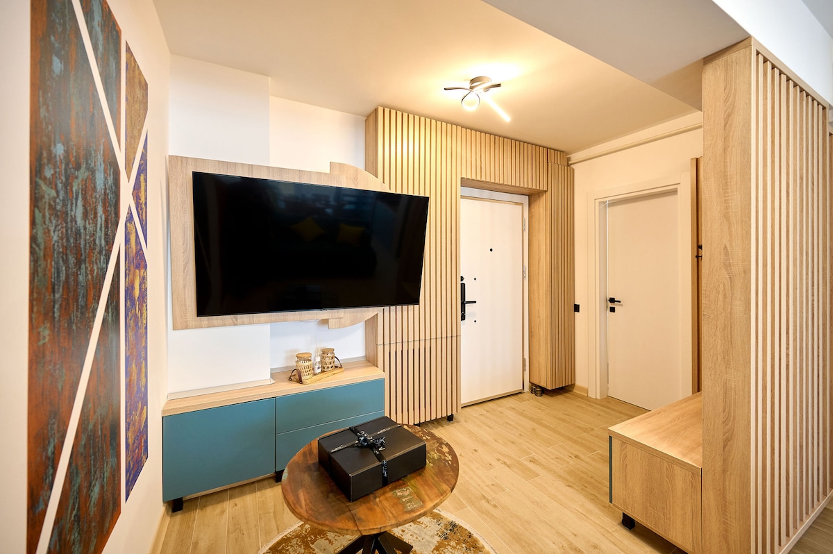 ZET Apartment in Infinity Beach Resort - parking — Apartament — închiriere de vacanță cu vedere la mare în Infinity Resort & SPA, Mamaia Nord, Constanța, România — fotografia 7 a proprietății | Aqua Vista Rentals