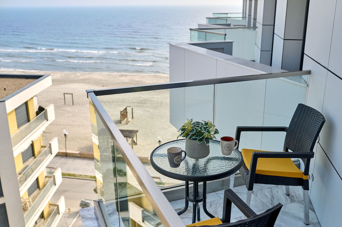 ADore Seaside Apartment in Infinity Beach Resort — Apartament — închiriere de vacanță cu vedere la mare în Infinity Resort & SPA, Mamaia Nord, Constanța, România — fotografia 6 a proprietății | Aqua Vista Rentals