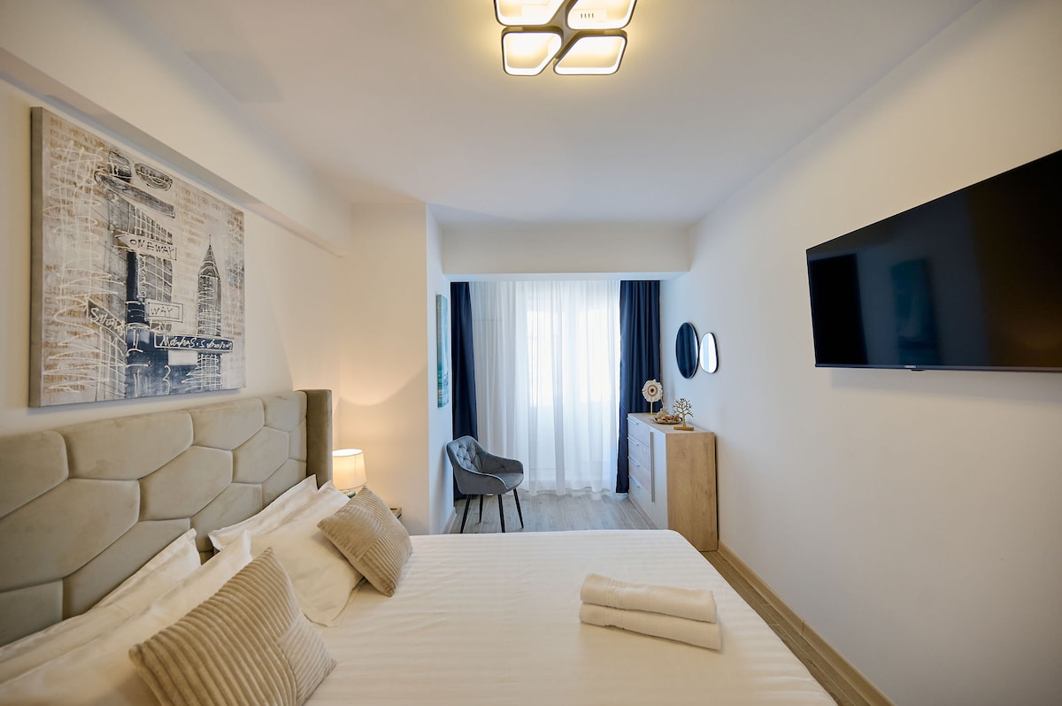 ADore Seaside Apartment in Infinity Beach Resort — Apartament — închiriere de vacanță cu vedere la mare în Infinity Resort & SPA, Mamaia Nord, Constanța, România — fotografia 7 a proprietății | Aqua Vista Rentals