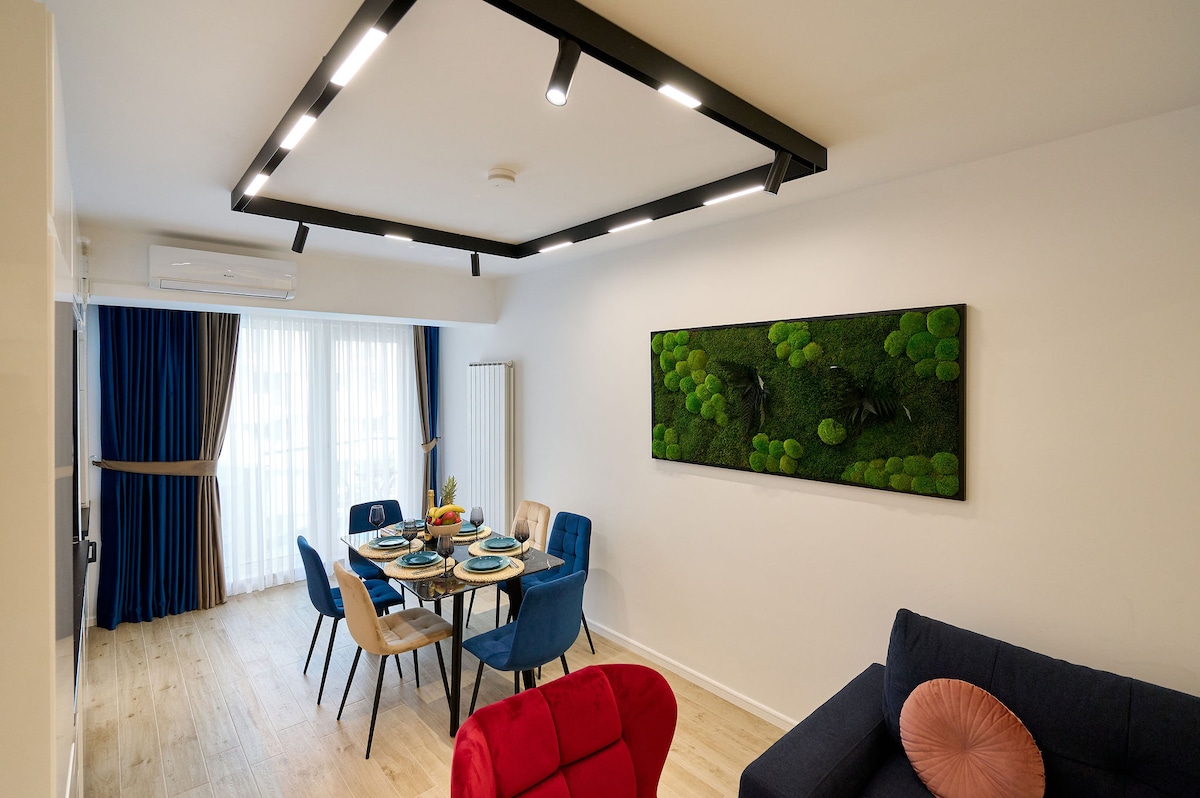 SeaScape Apartment in Infinity Beach Resort - parking — Apartment — sea-view vacation rental at Infinity Resort & SPA, Mamaia Nord, Constanța, Romania — property photo 6 | Aqua Vista Rentals