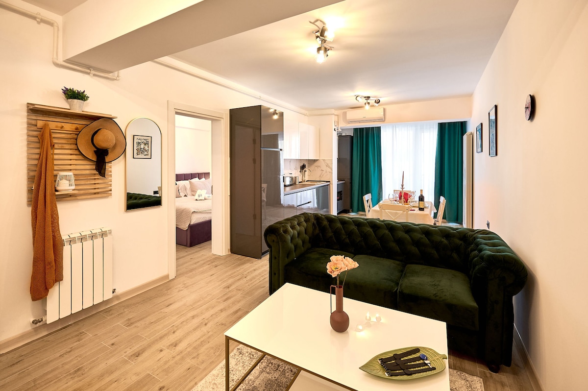 Nikola Apartment in Infinity Beach Resort -parking — Apartament — închiriere de vacanță în Infinity Resort & SPA, Mamaia Nord, Constanța, România — fotografia 5 a proprietății | Aqua Vista Rentals