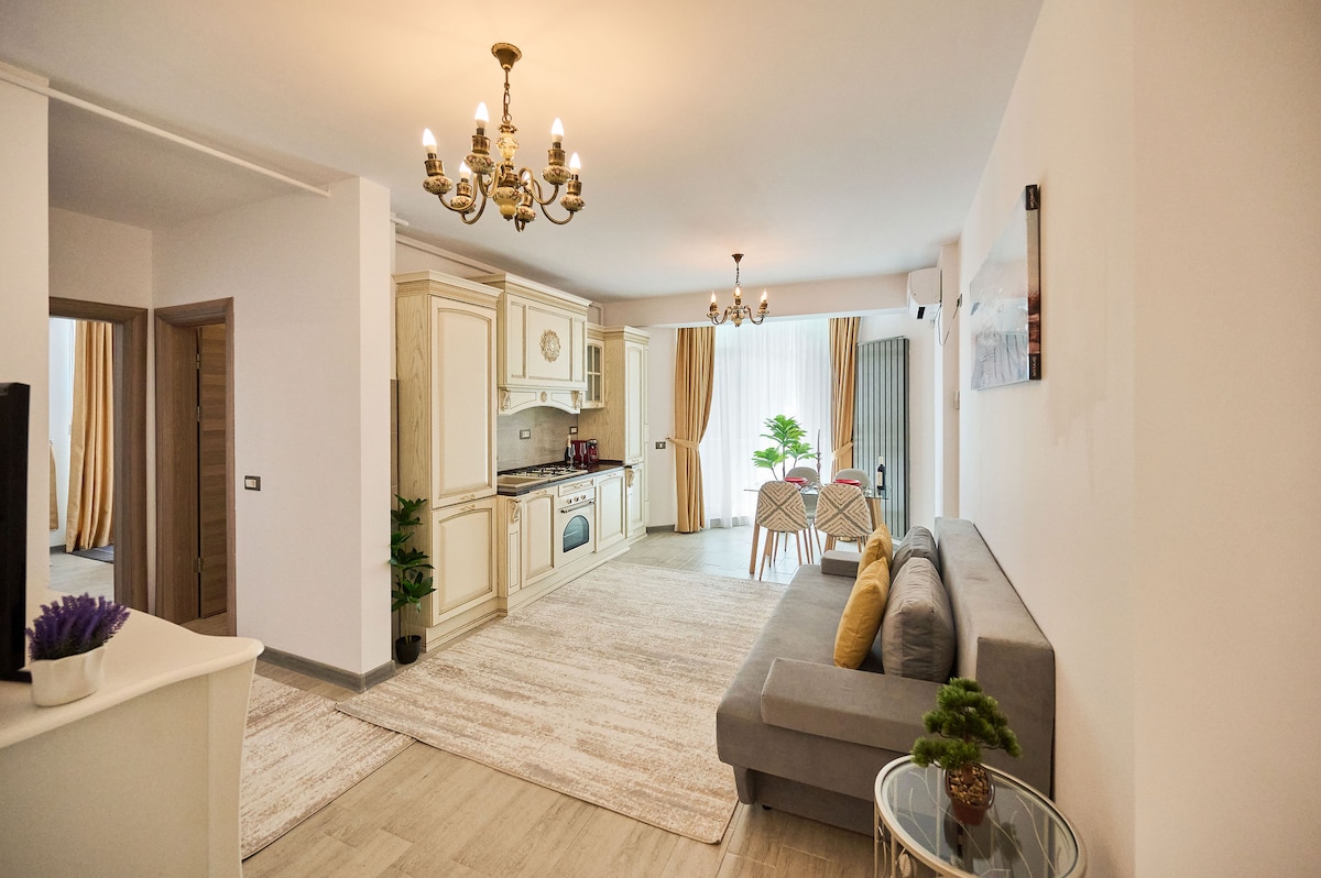 Anda Sea View Apartment Spa Pool Resort — Apartament — închiriere de vacanță cu vedere la mare în Alezzi Beach Resort, Mamaia Nord, Constanța, România — fotografia 8 a proprietății | Aqua Vista Rentals