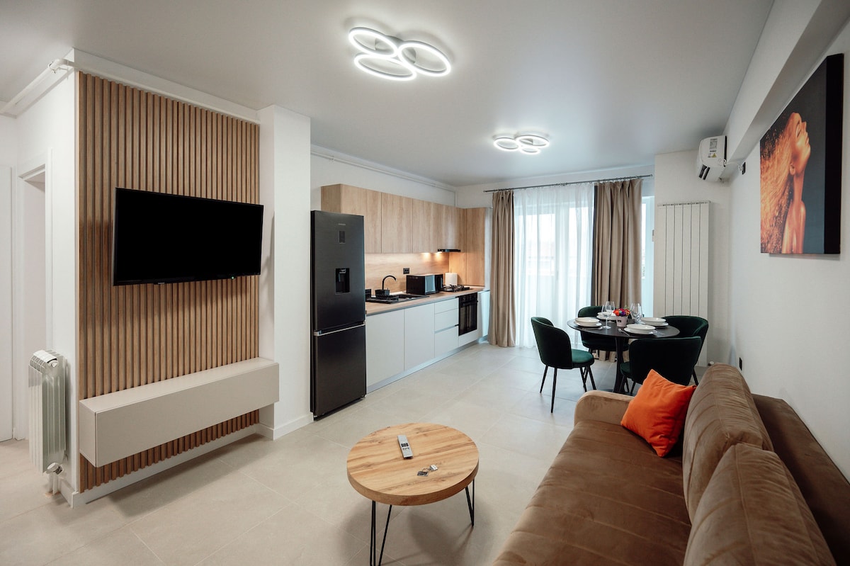 MPM Studio in Odyssey -SPA Pools — Studio — închiriere de vacanță în Alezzi Odyssey, Mamaia Nord, Constanța, România — fotografia 6 a proprietății | Aqua Vista Rentals