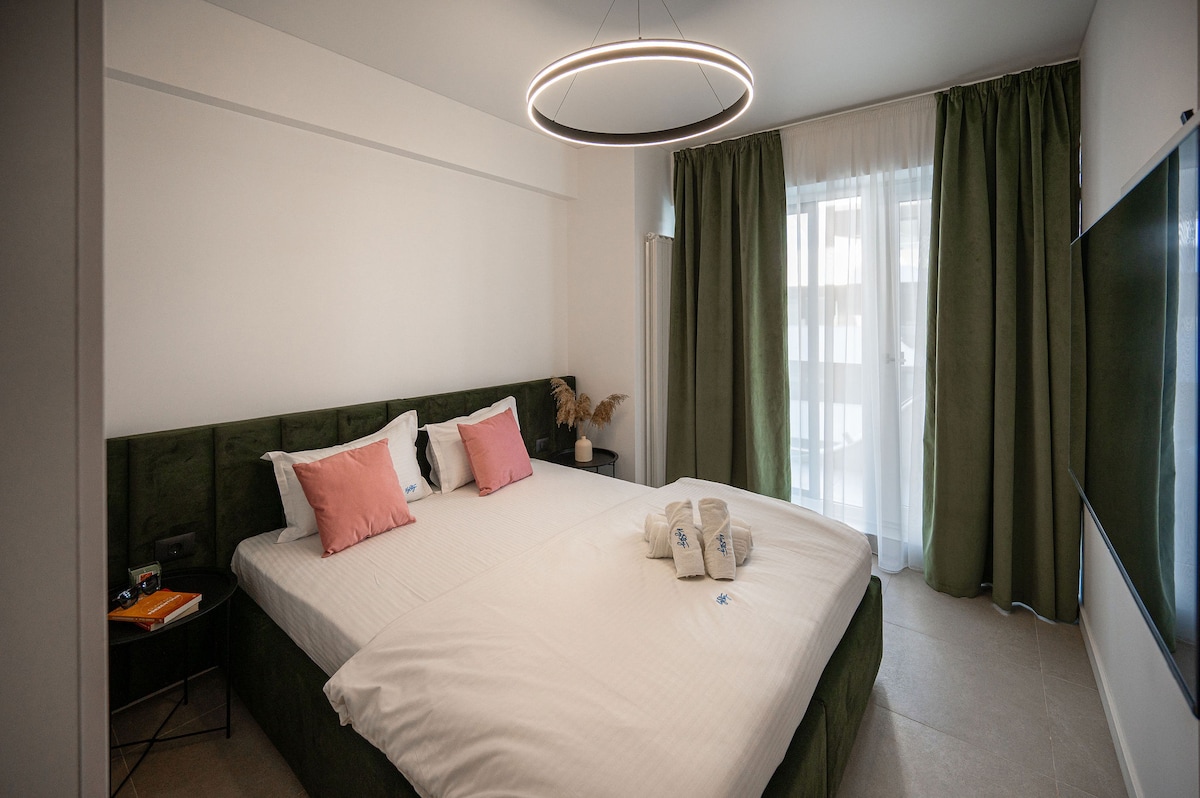 Beatrice Apartment in Odyssey Spa&Pool-parking — Apartment — vacation rental at Alezzi Odyssey, Mamaia Nord, Constanța, Romania — property photo 3 | Aqua Vista Rentals