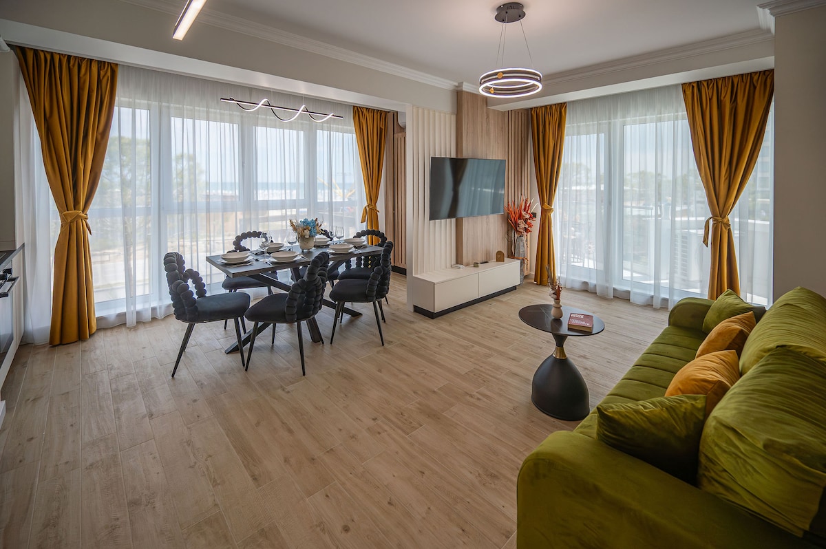 Sea Breeze Chill Out Infinity Spa & Pool-parking — Apartament — închiriere de vacanță cu vedere la mare în Infinity Resort & SPA, Mamaia Nord, Constanța, România — fotografia 6 a proprietății | Aqua Vista Rentals
