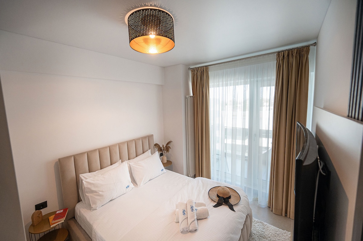 Christian Apartment in Odyssey Spa&Pool-parking — Apartment — vacation rental at Alezzi Odyssey, Mamaia Nord, Constanța, Romania — property photo 3 | Aqua Vista Rentals