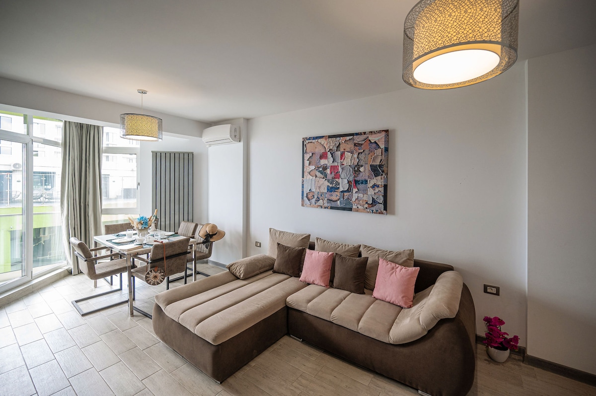 Summer Waves Apartment Alezzi Pool&Spa-parking — Apartament — închiriere de vacanță în Alezzi Beach Resort, Mamaia Nord, Constanța, România — fotografia 6 a proprietății | Aqua Vista Rentals