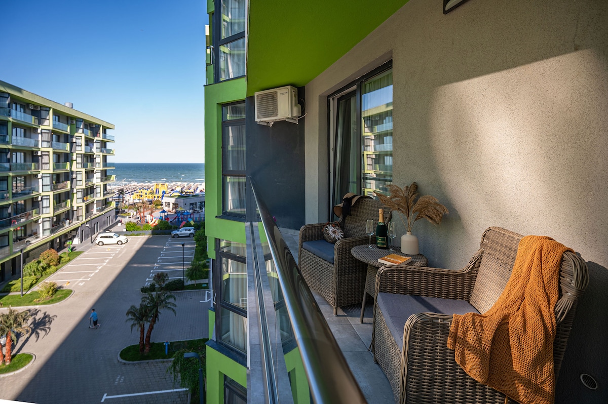 Dream Holiday Apartment Spa & Pool Beach Resort — Apartament — închiriere de vacanță în Alezzi Beach Resort, Mamaia Nord, Constanța, România — fotografia principală a proprietății | Aqua Vista Rentals