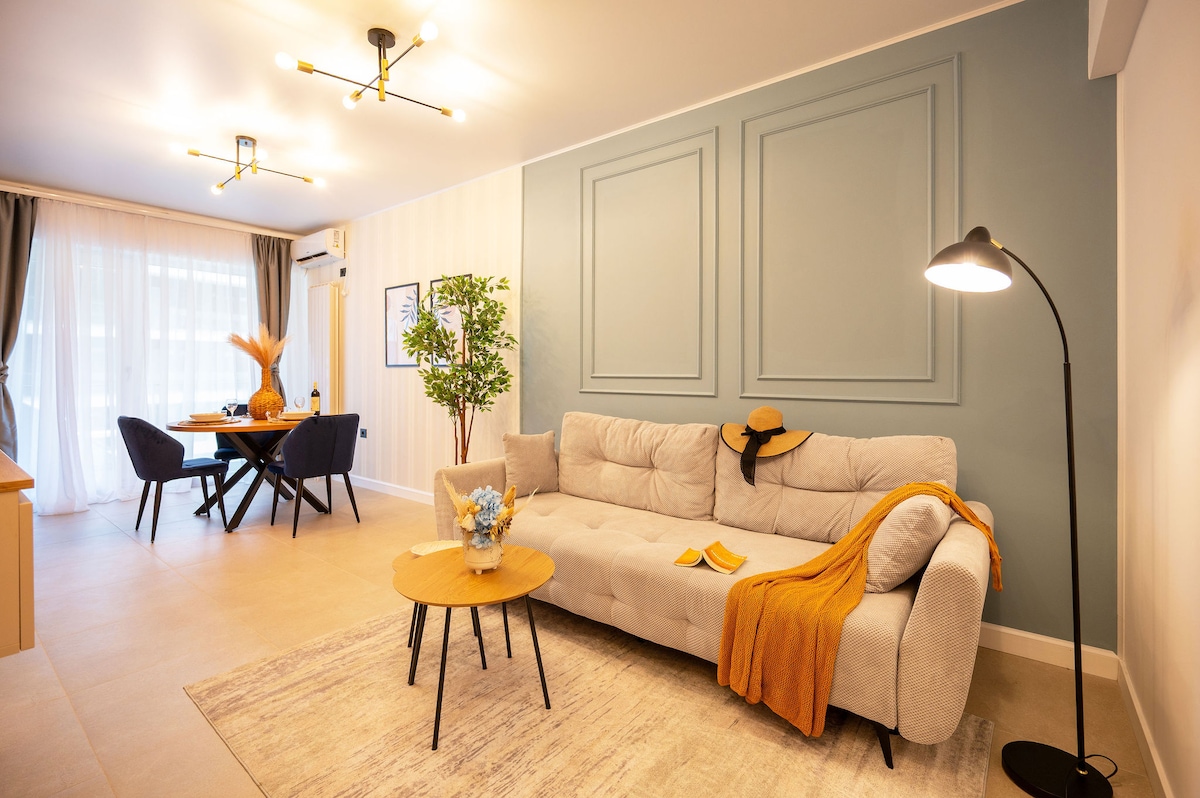 RavSea Luxury Apartment in Odyssey SpaPool-parking — Apartament — închiriere de vacanță în Alezzi Odyssey, Mamaia Nord, Constanța, România — fotografia 8 a proprietății | Aqua Vista Rentals