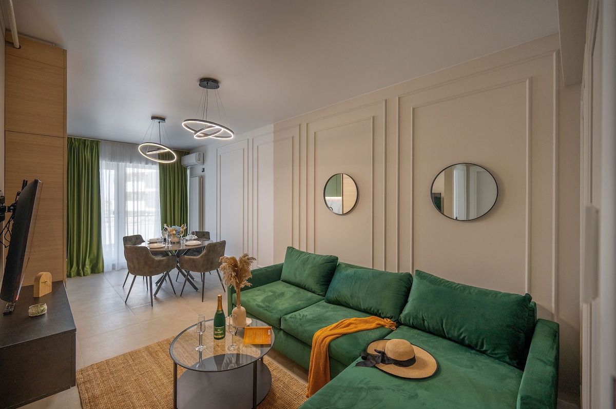Wanna's Dream Apartment in Odyssey SpaPool-parking — Apartament — închiriere de vacanță în Alezzi Odyssey, Mamaia Nord, Constanța, România — fotografia 6 a proprietății | Aqua Vista Rentals