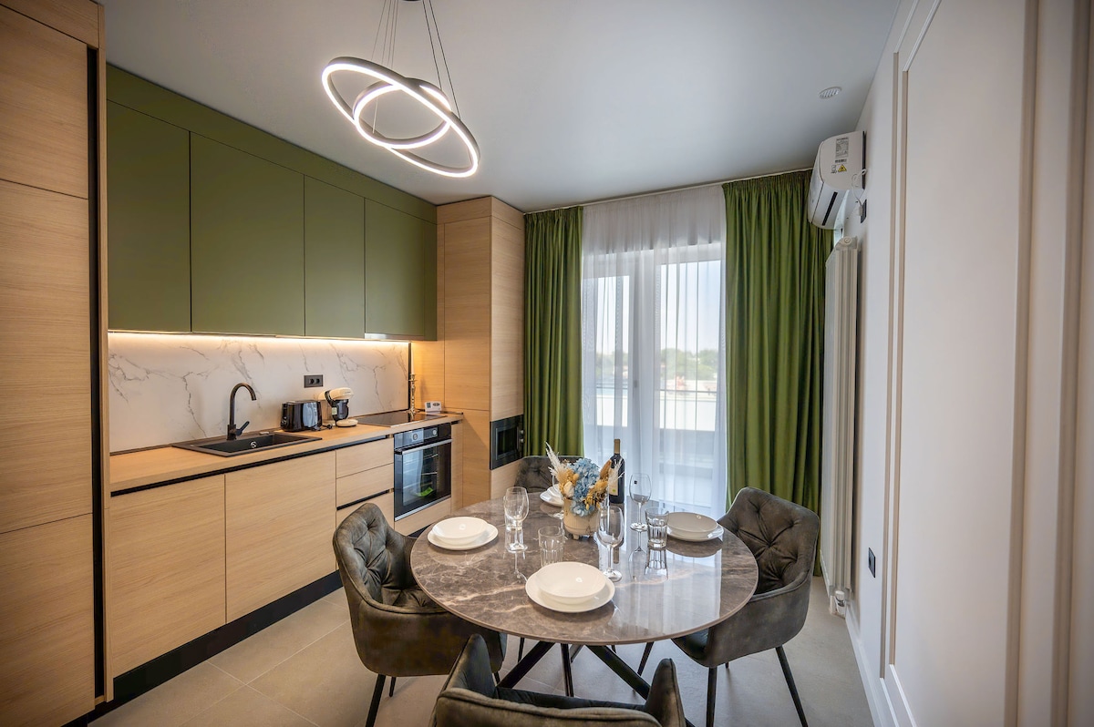 Wanna's Dream Apartment in Odyssey SpaPool-parking — Apartament — închiriere de vacanță în Alezzi Odyssey, Mamaia Nord, Constanța, România — fotografia 8 a proprietății | Aqua Vista Rentals