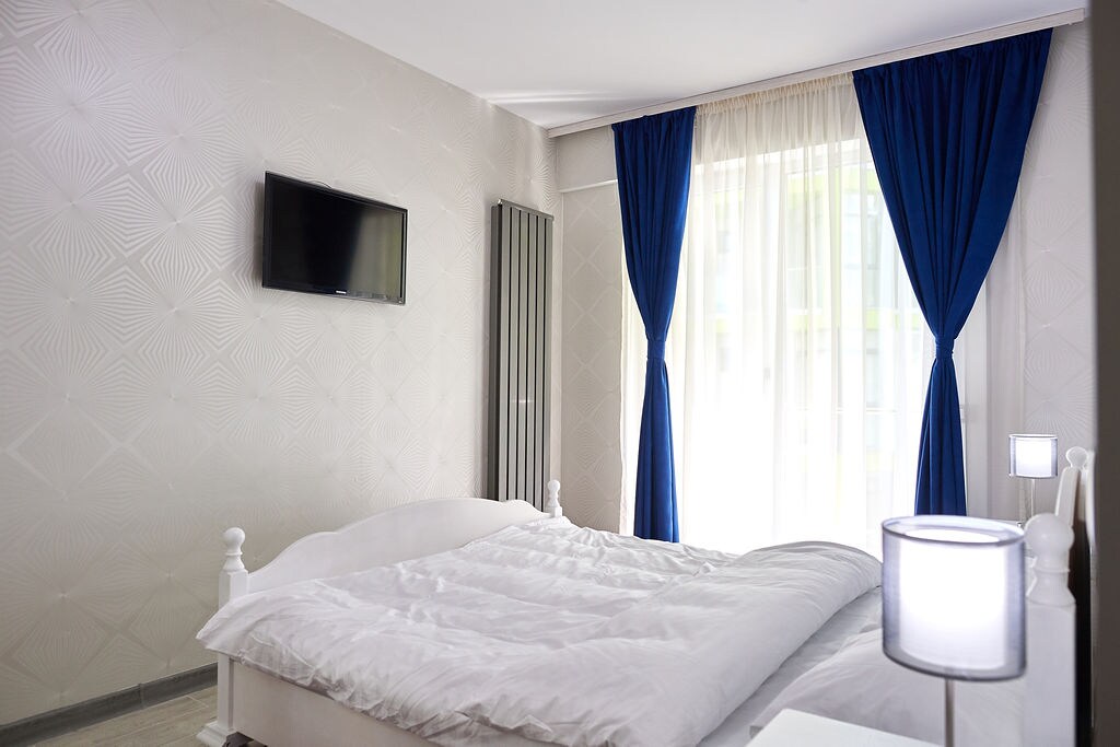 Blue Apartment in Spa n Pool Beach resort — Apartament — închiriere de vacanță cu vedere la mare în Alezzi Beach Resort, Mamaia Nord, Constanța, România — fotografia 4 a proprietății | Aqua Vista Rentals