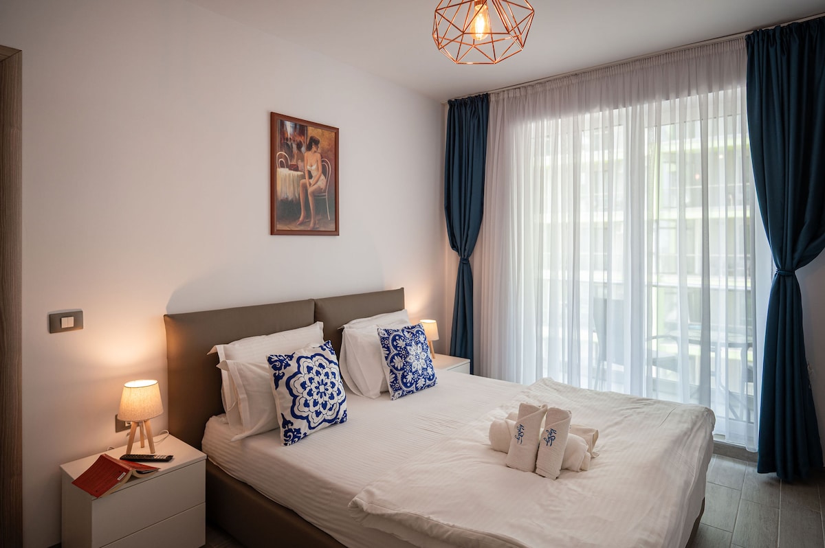 Mediteraneo Apartment Beach Spa&Pool Resort — Apartament — închiriere de vacanță în Alezzi Beach Resort, Mamaia Nord, Constanța, România — fotografia 5 a proprietății | Aqua Vista Rentals
