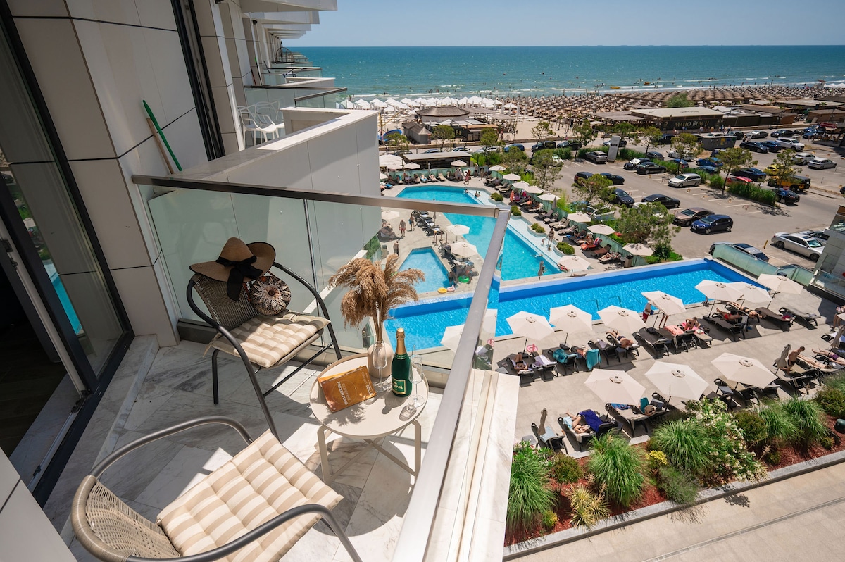 Moonstar Apartment in Infinity Pool&Spa Resort — Apartament — închiriere de vacanță în Infinity Resort & SPA, Mamaia Nord, Constanța, România — fotografia 5 a proprietății | Aqua Vista Rentals
