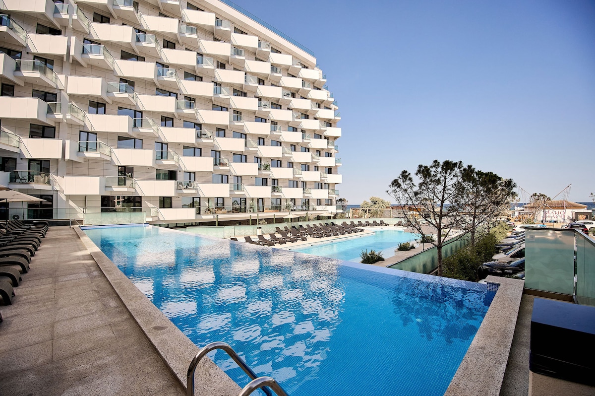 Moonstar Apartment in Infinity Pool&Spa Resort — Apartament — închiriere de vacanță în Infinity Resort & SPA, Mamaia Nord, Constanța, România — fotografia 7 a proprietății | Aqua Vista Rentals