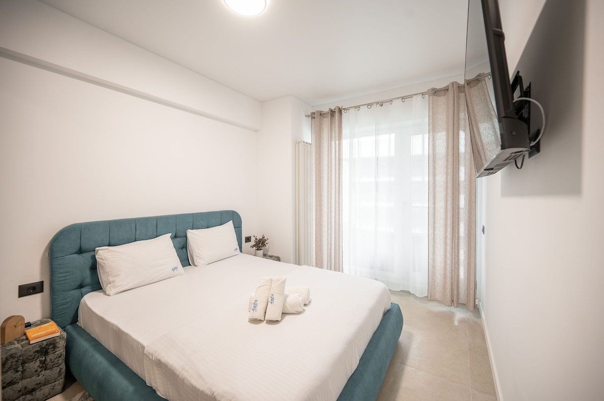 BabyBlue Apartment in Odyssey Pools SPA n Parking — Apartment — vacation rental at Alezzi Odyssey, Mamaia Nord, Constanța, Romania — property photo 4 | Aqua Vista Rentals